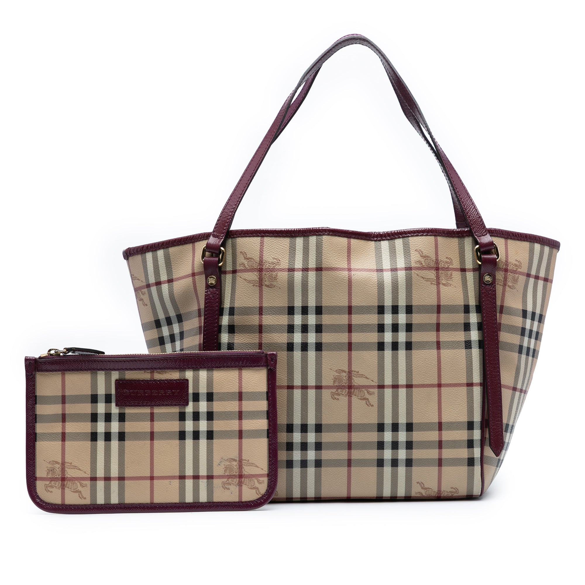 Small Haymarket Check Coated Canvas Canterbury Tote