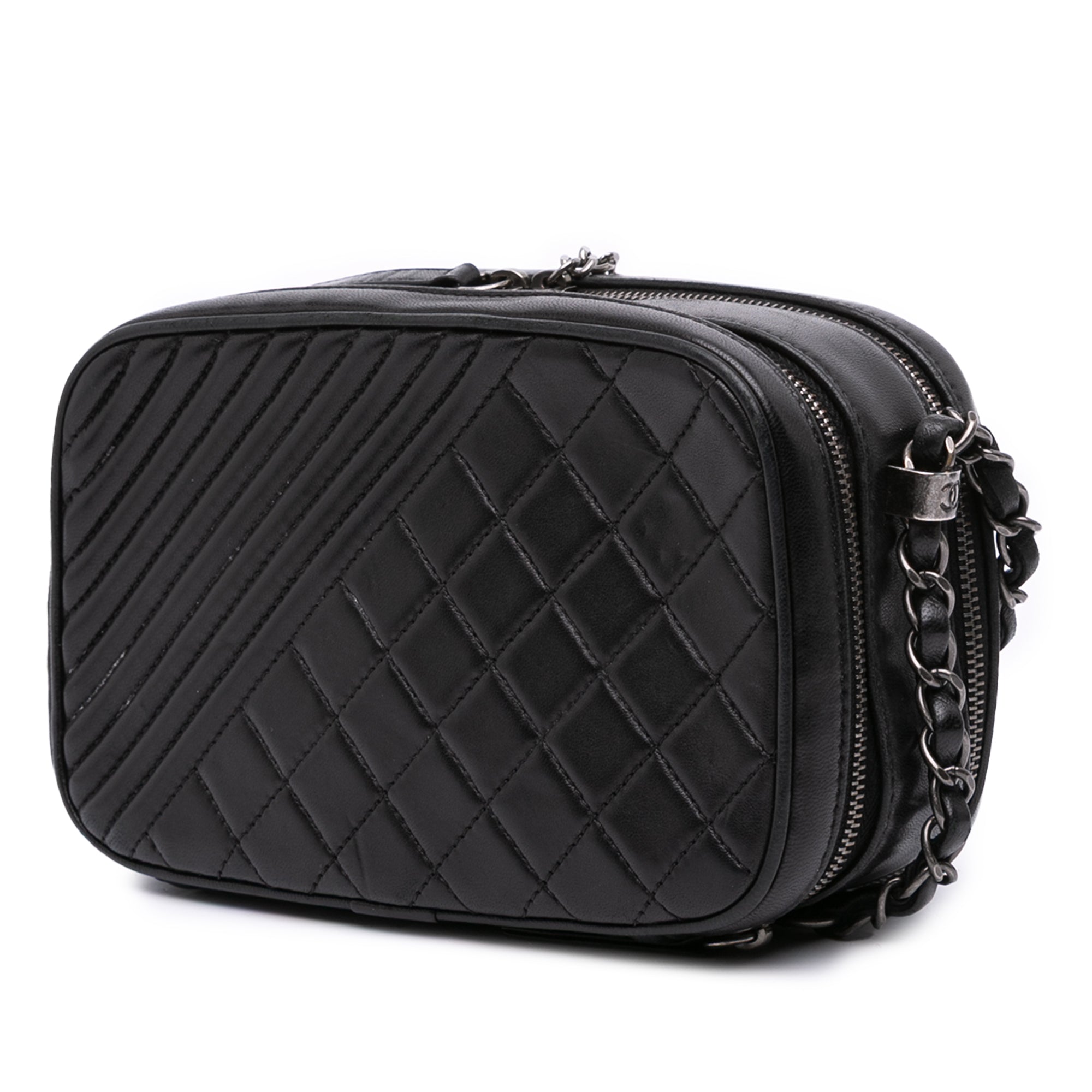 Small Quilted Lambskin Coco Boy Camera Bag