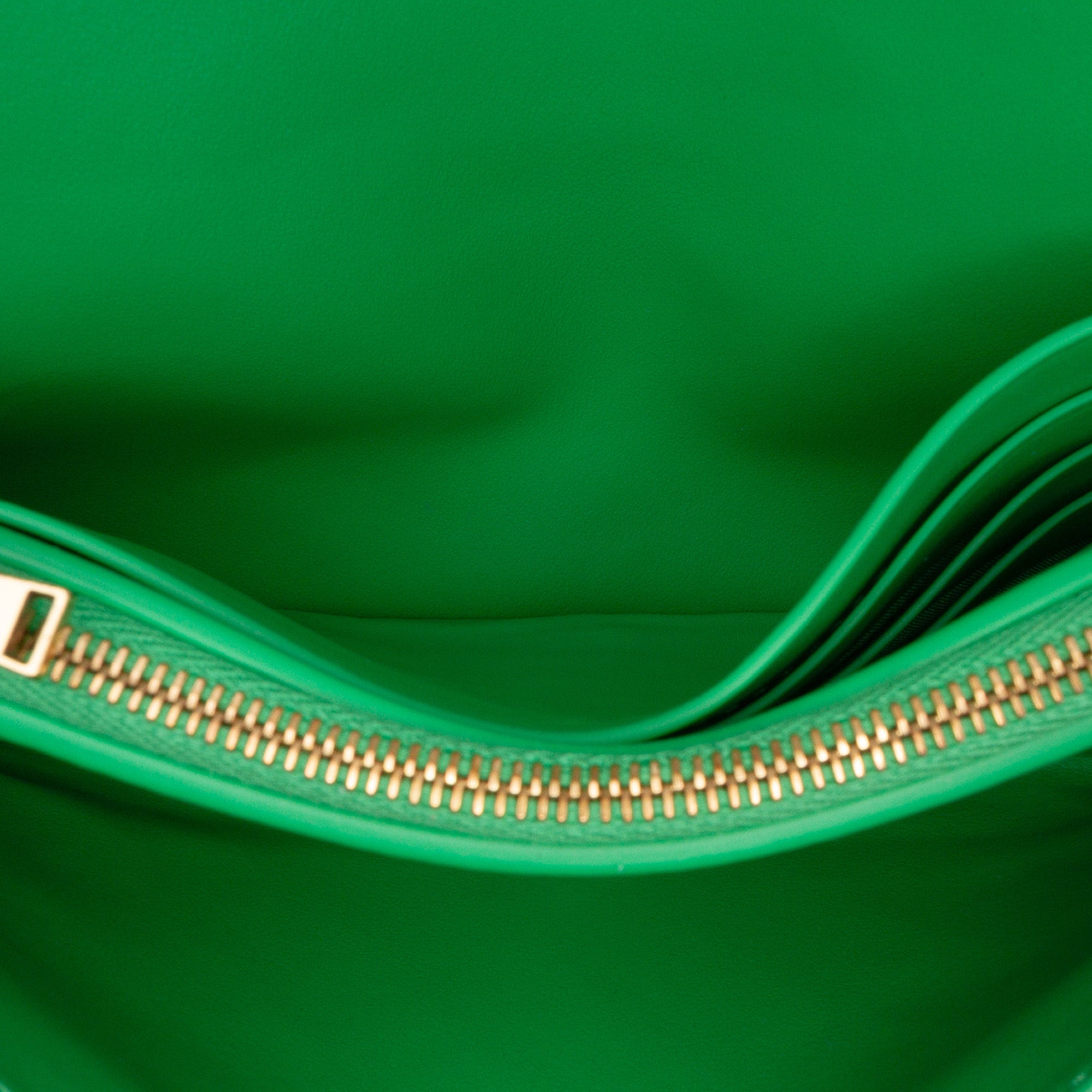 Nappa Intrecciato Studded Wallet On Strap