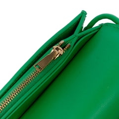 Nappa Intrecciato Studded Wallet On Strap