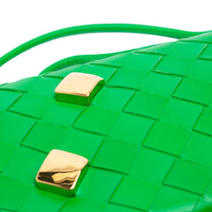 Nappa Intrecciato Studded Wallet On Strap