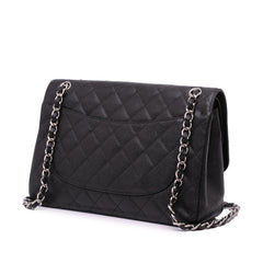 Jumbo Classic Caviar Double Flap