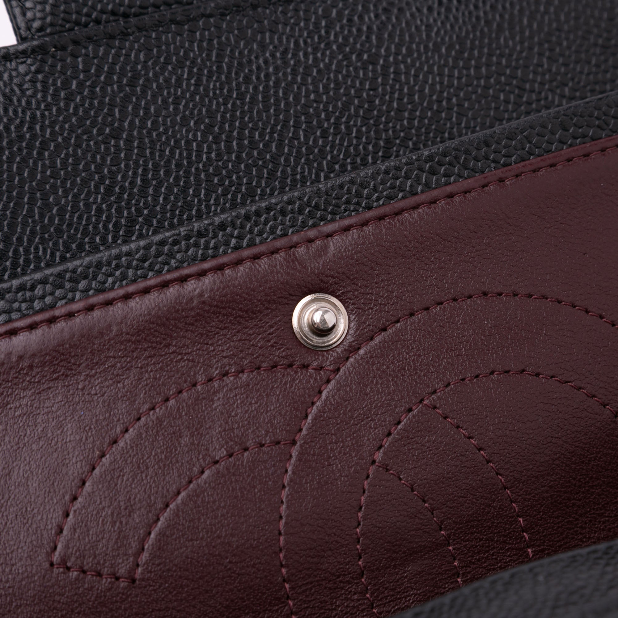 Jumbo Classic Caviar Double Flap