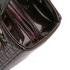Medium Patent Cannage Lady Dior