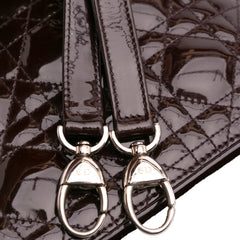 Medium Patent Cannage Lady Dior