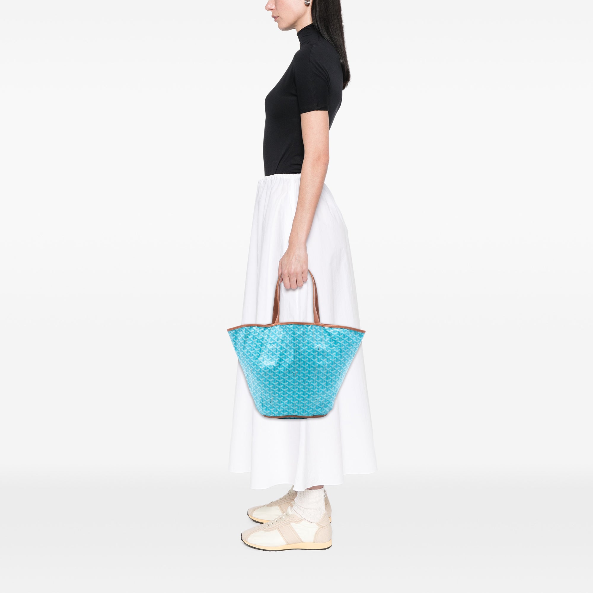 Goyardine Reversible Belharra Tote