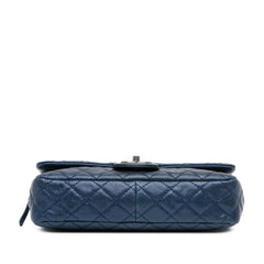 Medium Quilted Iridescent Caviar Easy Flap