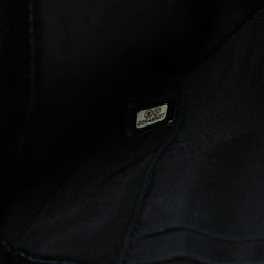 CC Chevron Caviar Zip Clutch