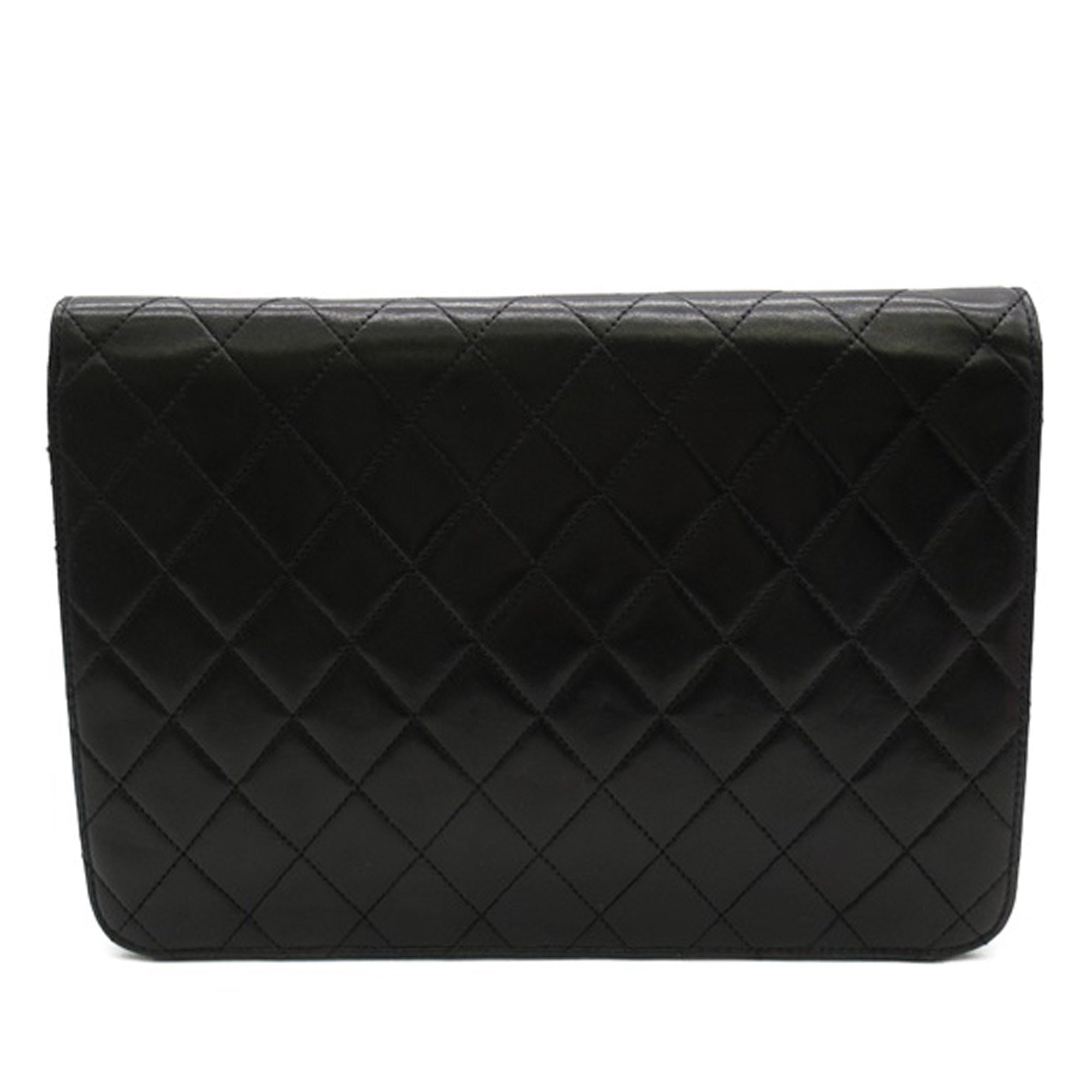 CC Quilted Lambskin Single Flap