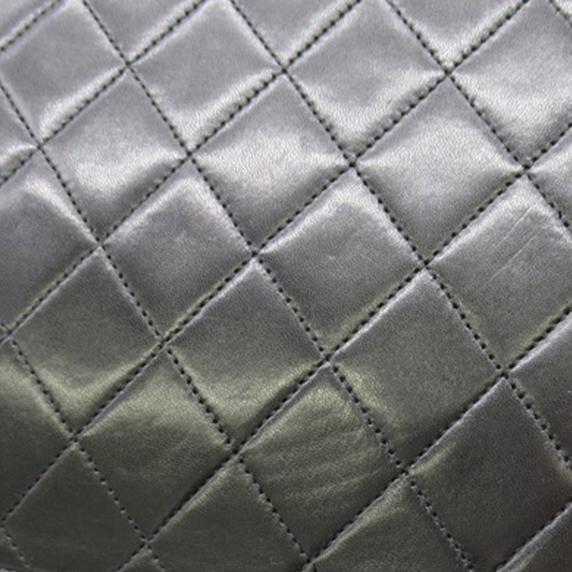 CC Quilted Lambskin Single Flap