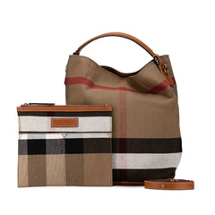 House Check Canvas Ashby Satchel