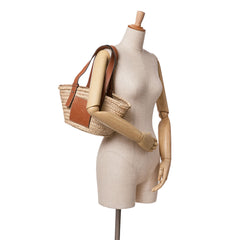 Small Raffia Basket Tote