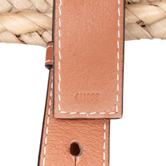 Small Raffia Basket Tote