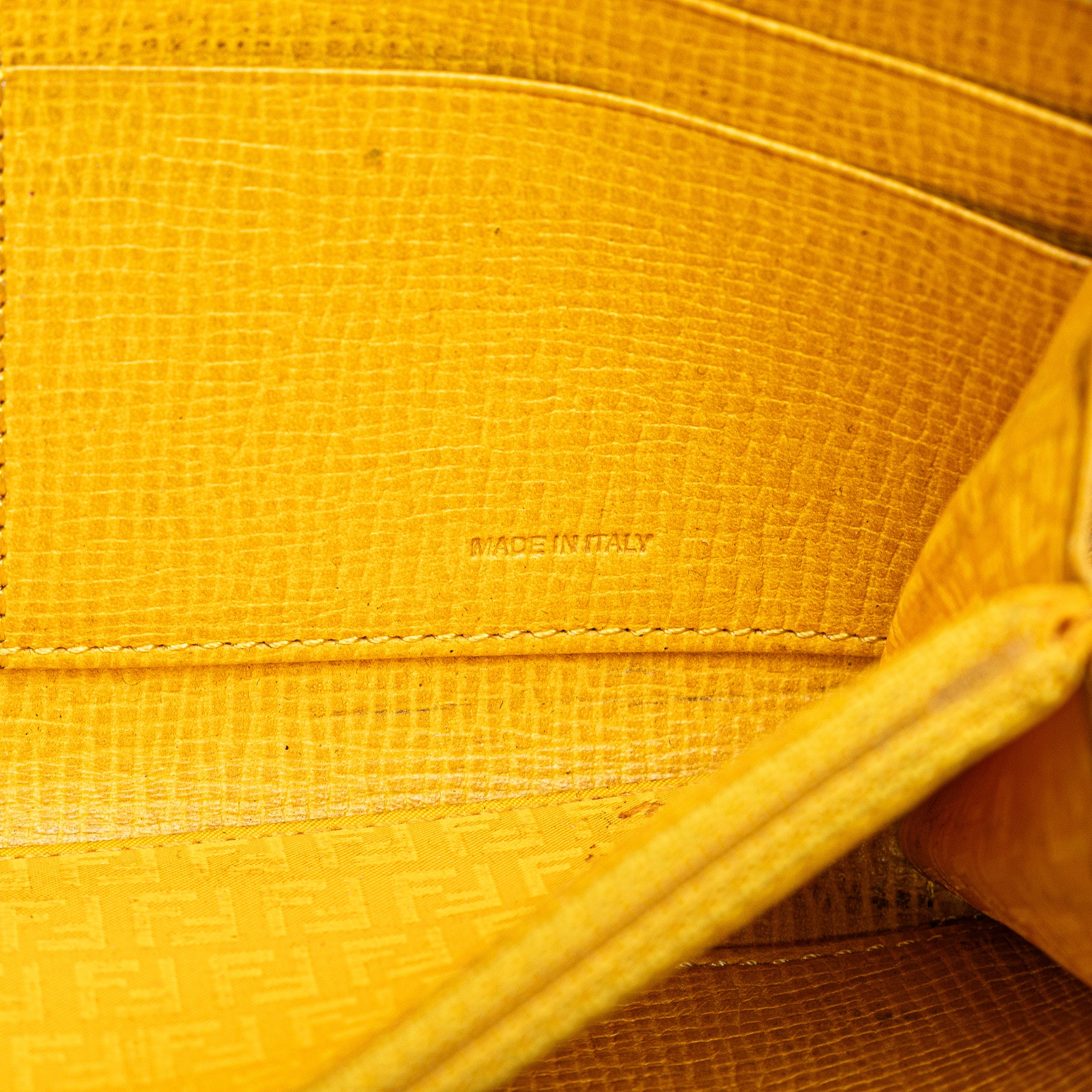 Zucca Coated Canvas Zip Around Long Wallet