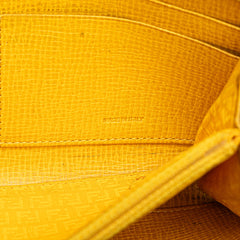 Zucca Coated Canvas Zip Around Long Wallet