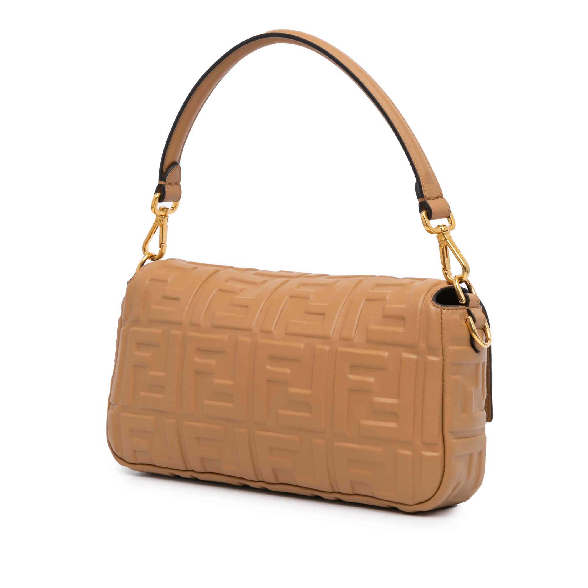 Zucca Embossed Baguette Satchel