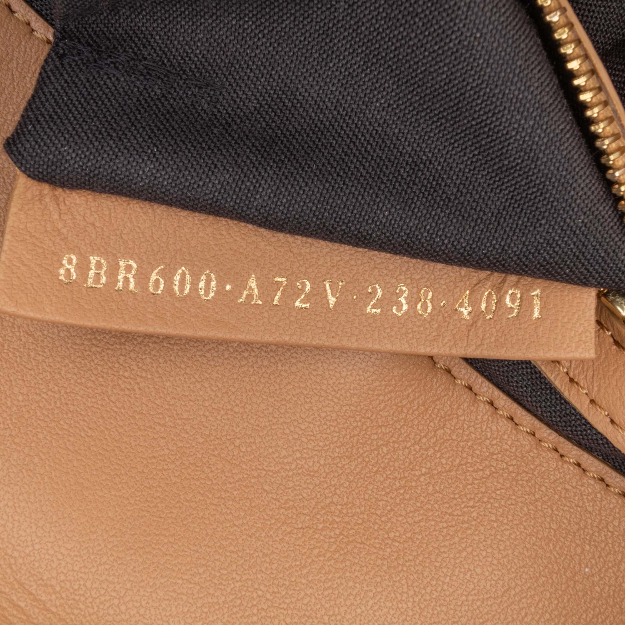 Zucca Embossed Baguette Satchel