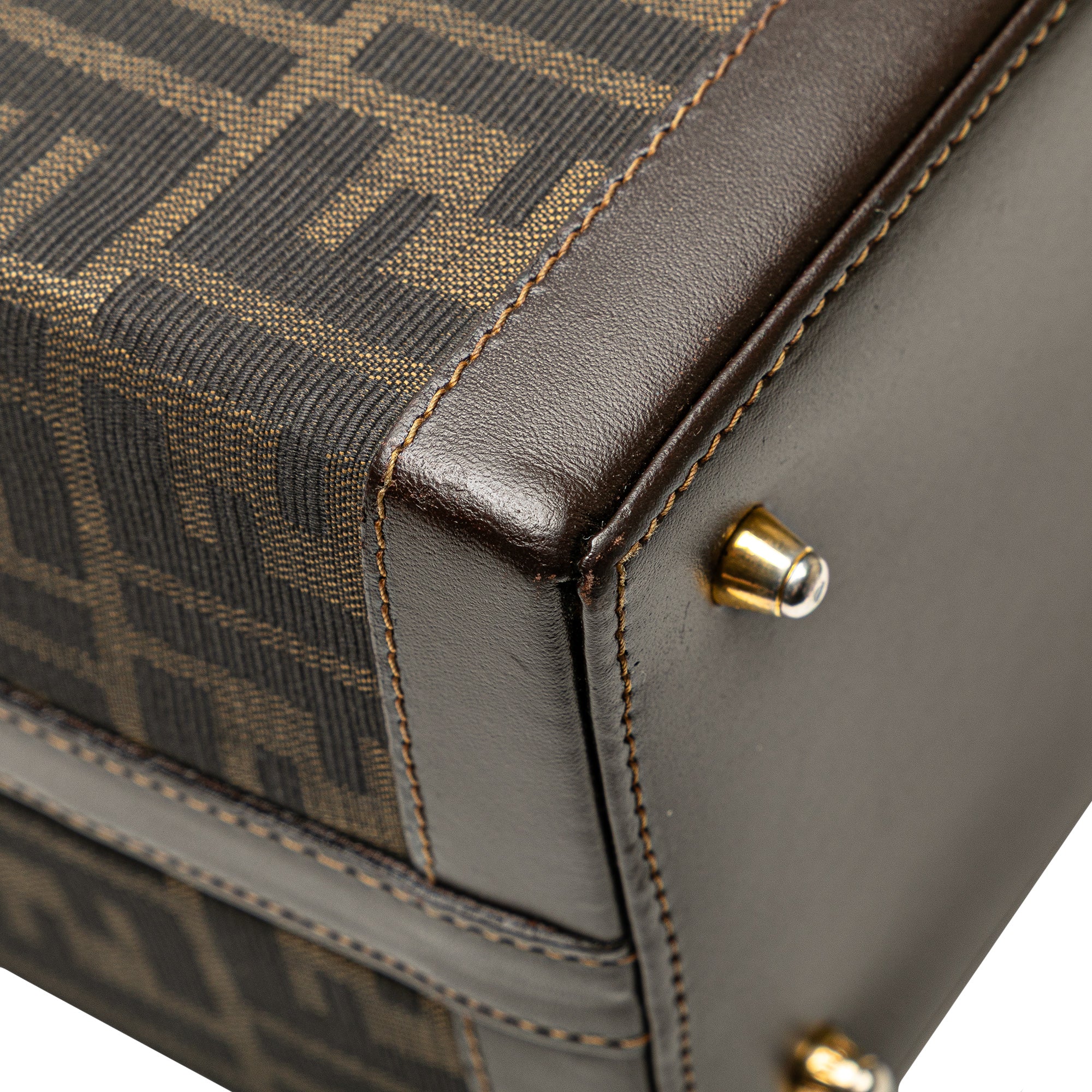 Leopard Print Canvas Fendista Pochette Crossbody