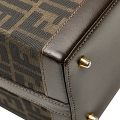 Leopard Print Canvas Fendista Pochette Crossbody