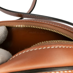 Small Calfskin Cuir Triomphe Oval Crossbody