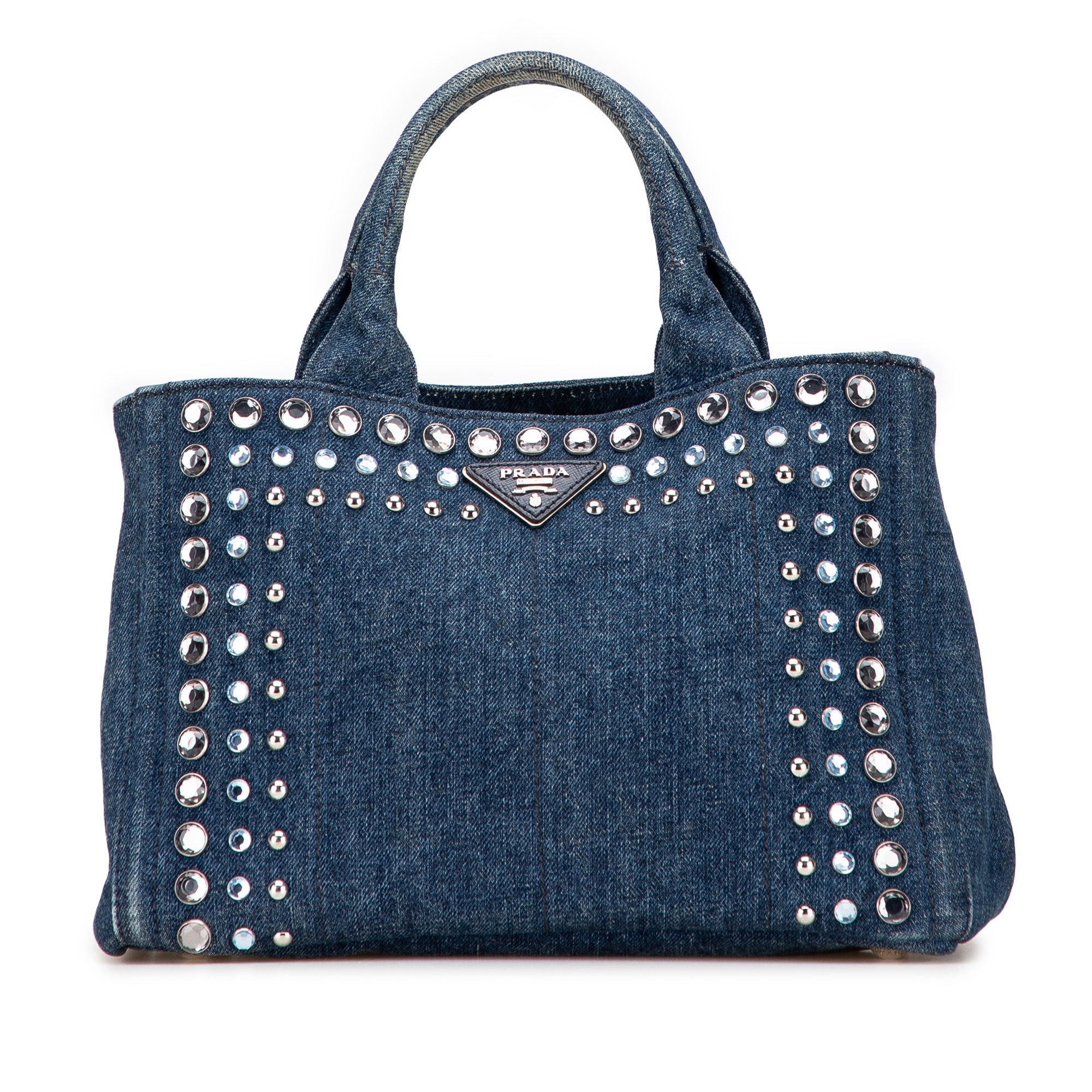 Small Denim Canapa Bijoux Satchel
