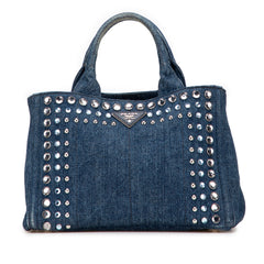 Small Denim Canapa Bijoux Satchel