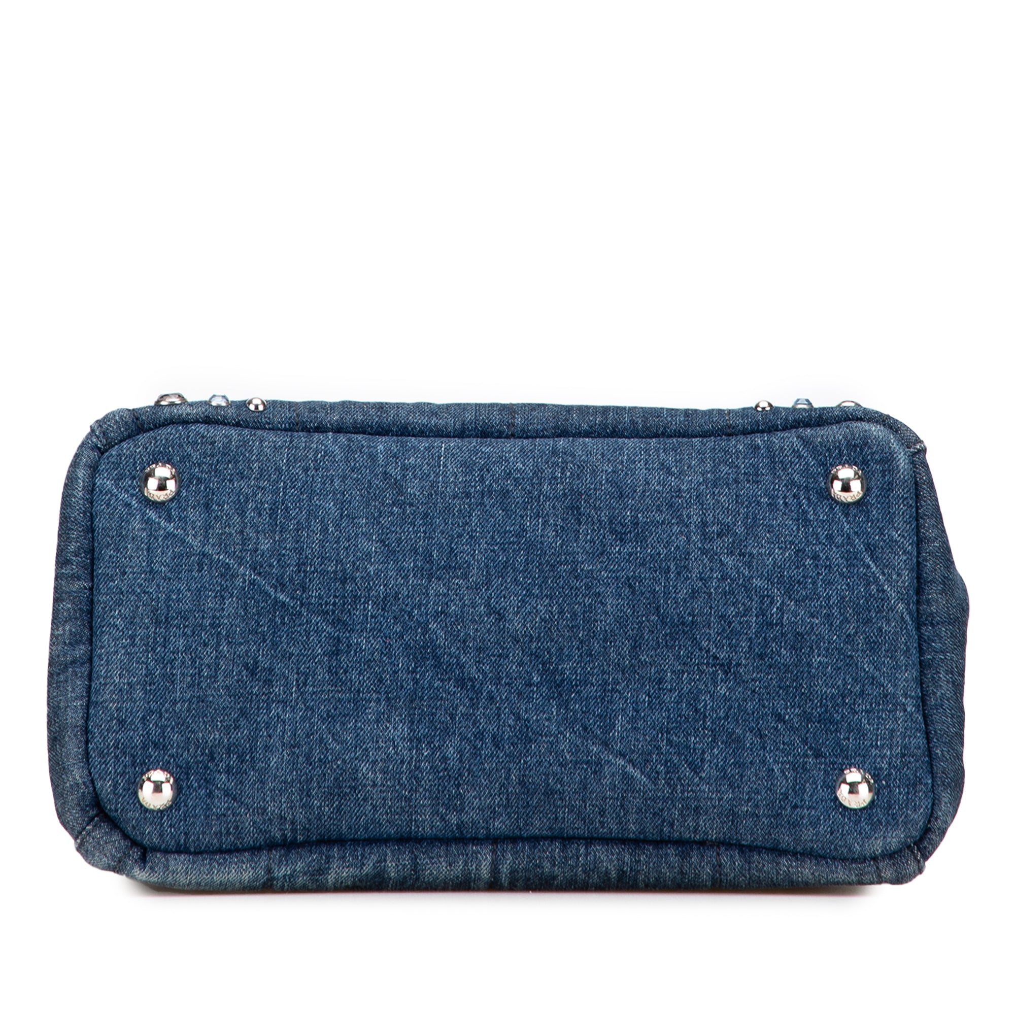 Small Denim Canapa Bijoux Satchel