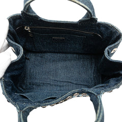 Small Denim Canapa Bijoux Satchel