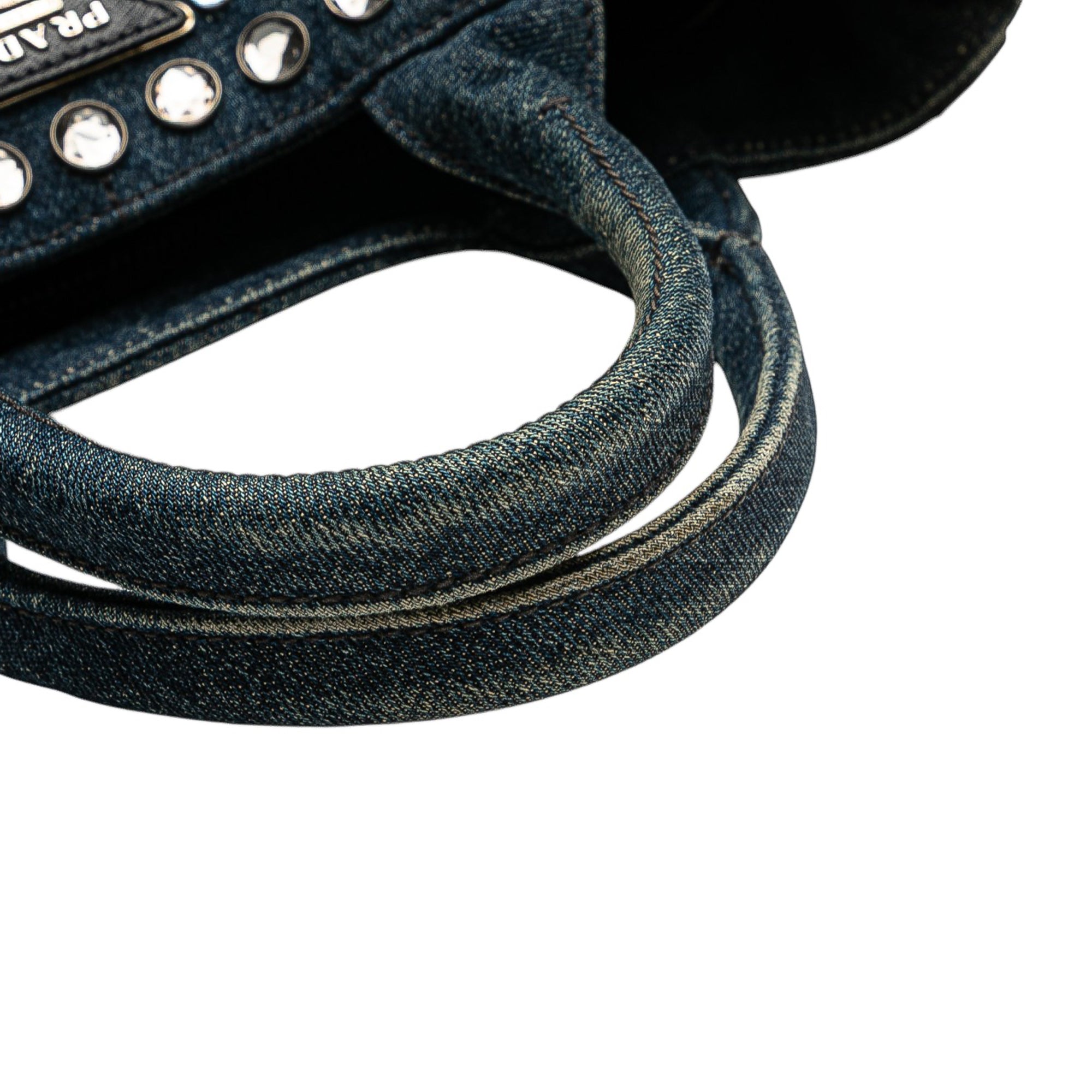 Small Denim Canapa Bijoux Satchel