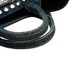 Small Denim Canapa Bijoux Satchel