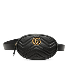 GG Marmont Matelasse Leather Belt Bag