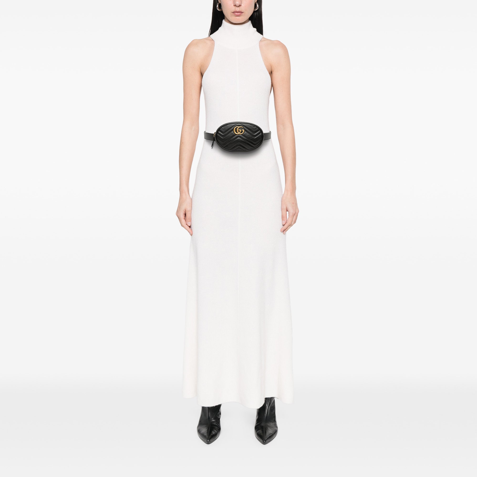 GG Marmont Matelasse Leather Belt Bag