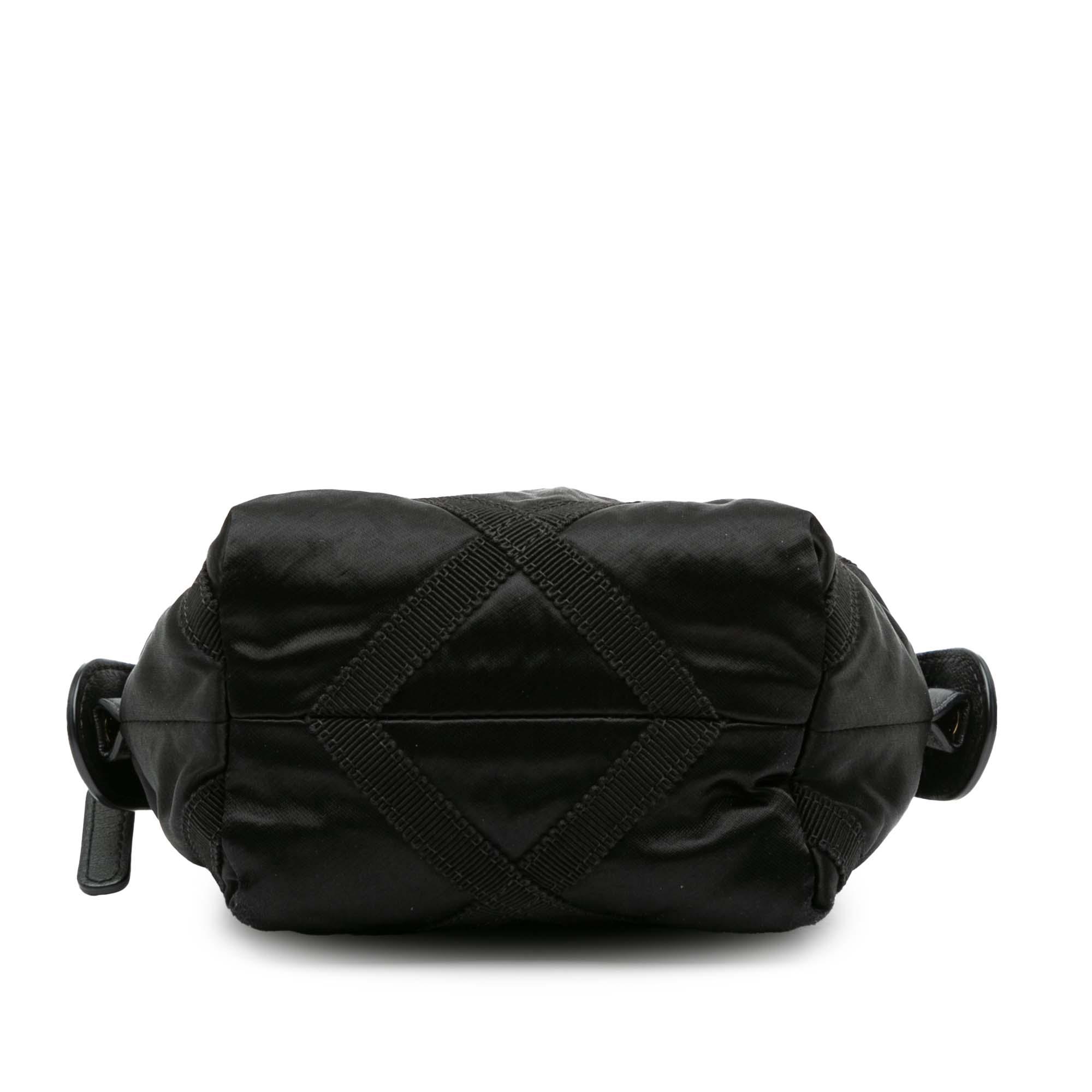 Nylon Grosgrain Lifestyle Clutch with Chain