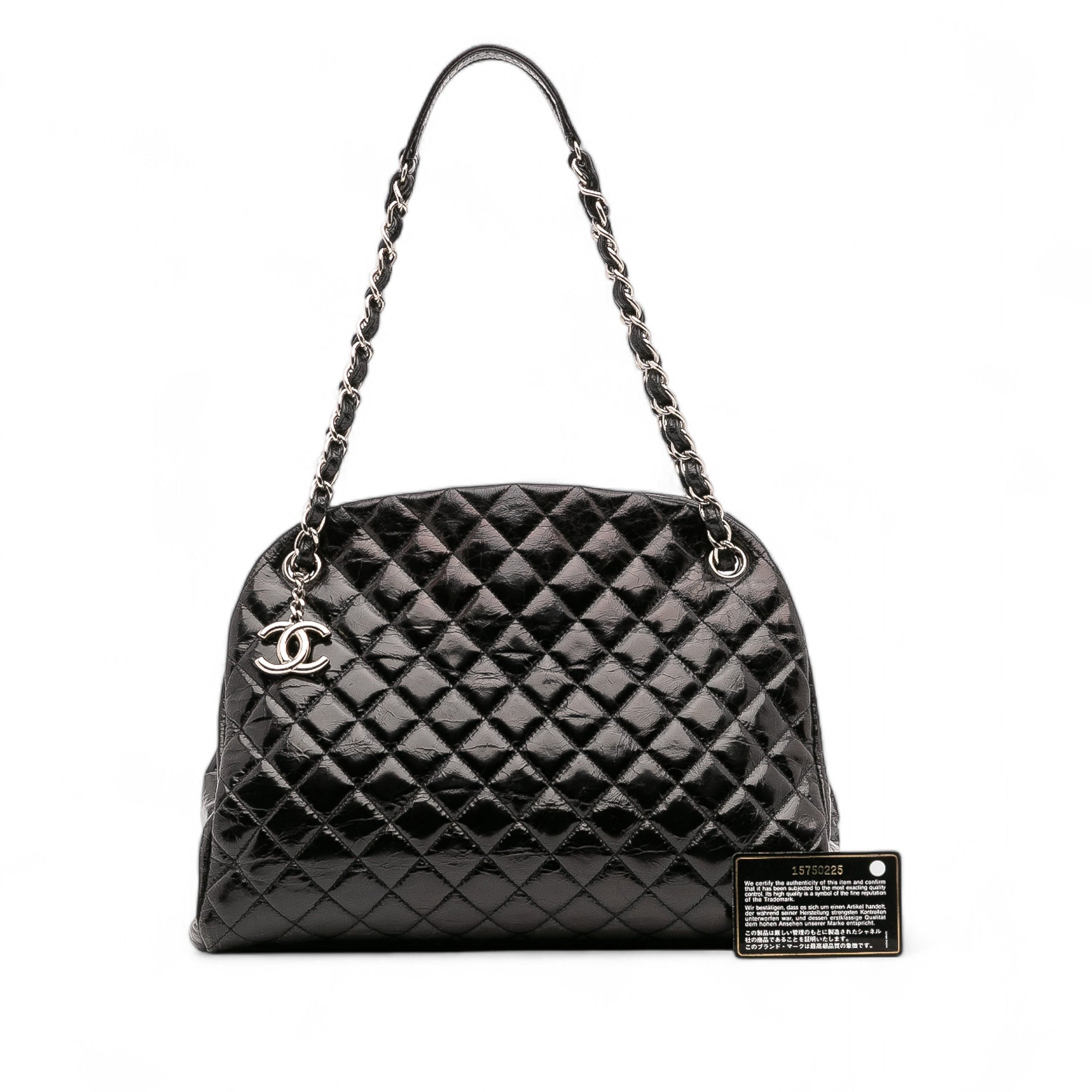 Large Aged Calfskin Just Mademoiselle Bowling Bag