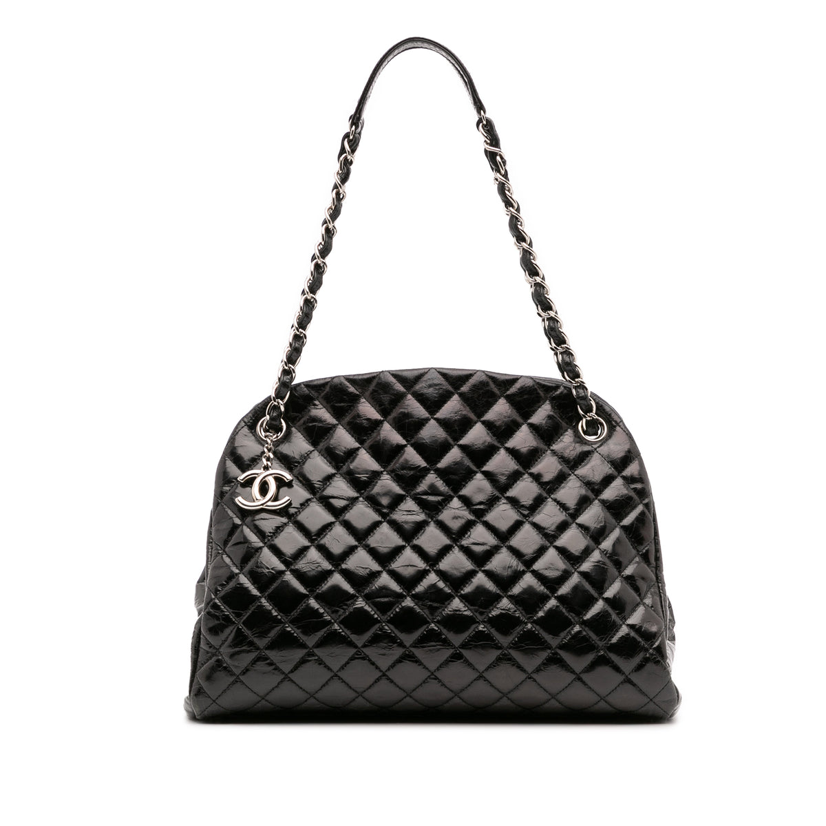 Large Aged Calfskin Just Mademoiselle Bowling Bag