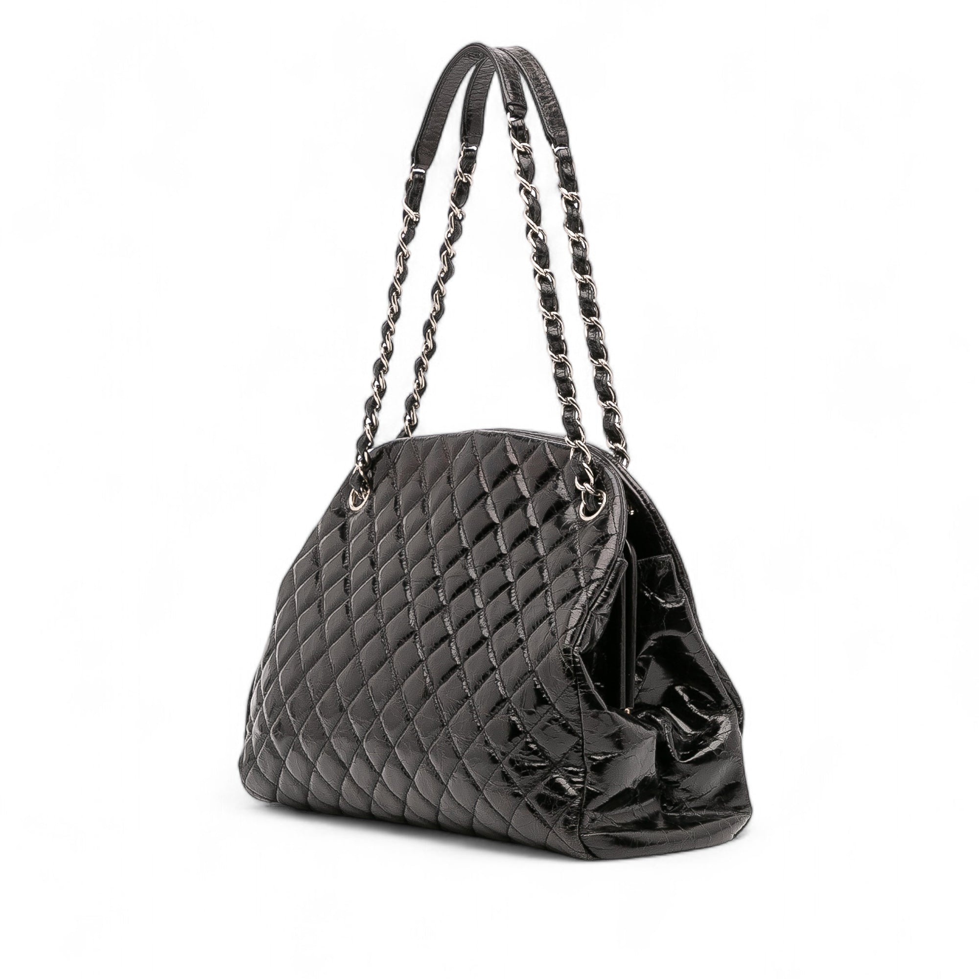 Large Aged Calfskin Just Mademoiselle Bowling Bag