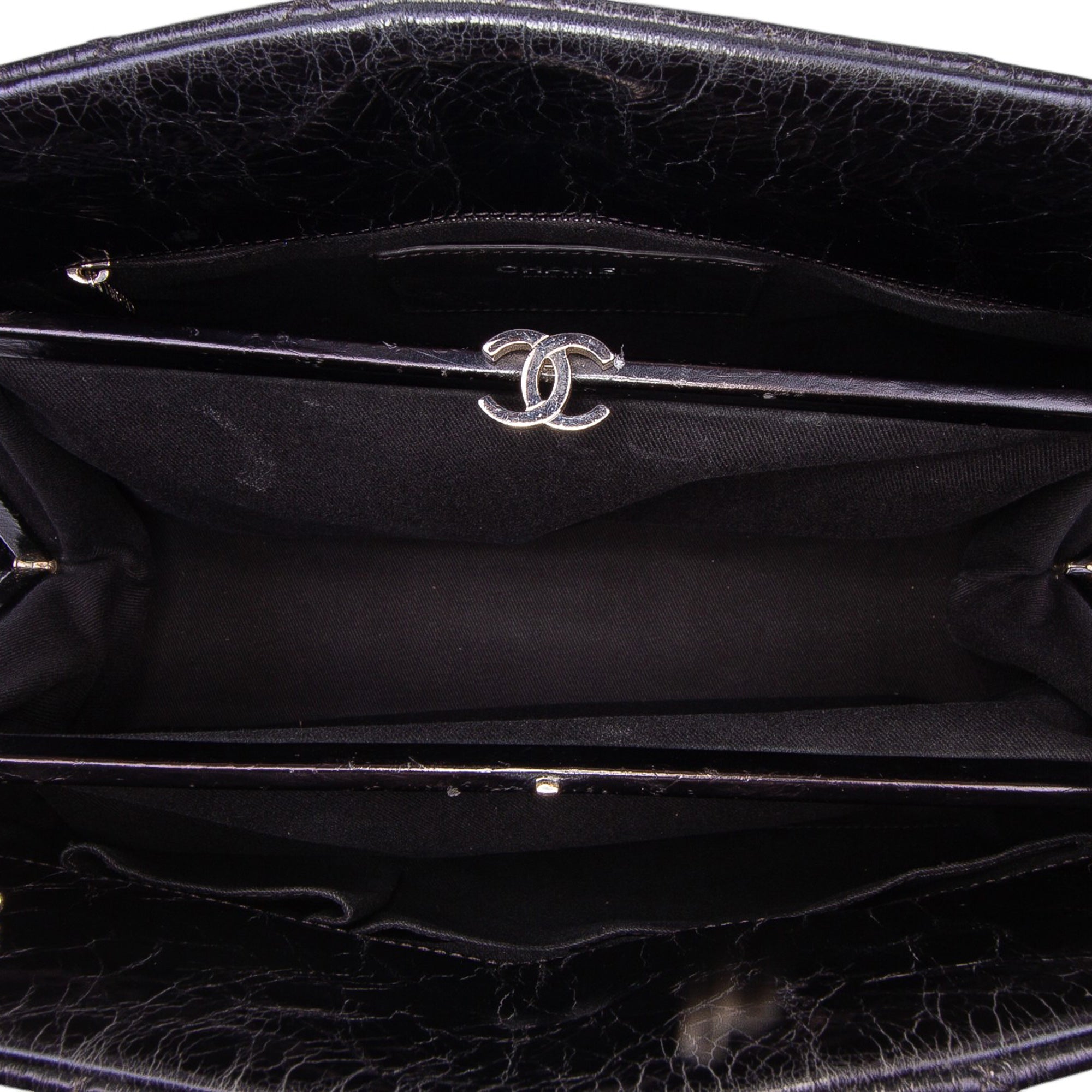 Large Aged Calfskin Just Mademoiselle Bowling Bag