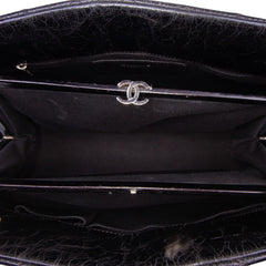 Large Aged Calfskin Just Mademoiselle Bowling Bag