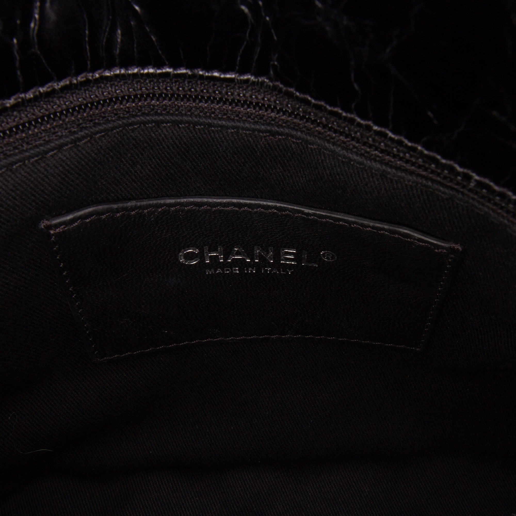 Large Aged Calfskin Just Mademoiselle Bowling Bag