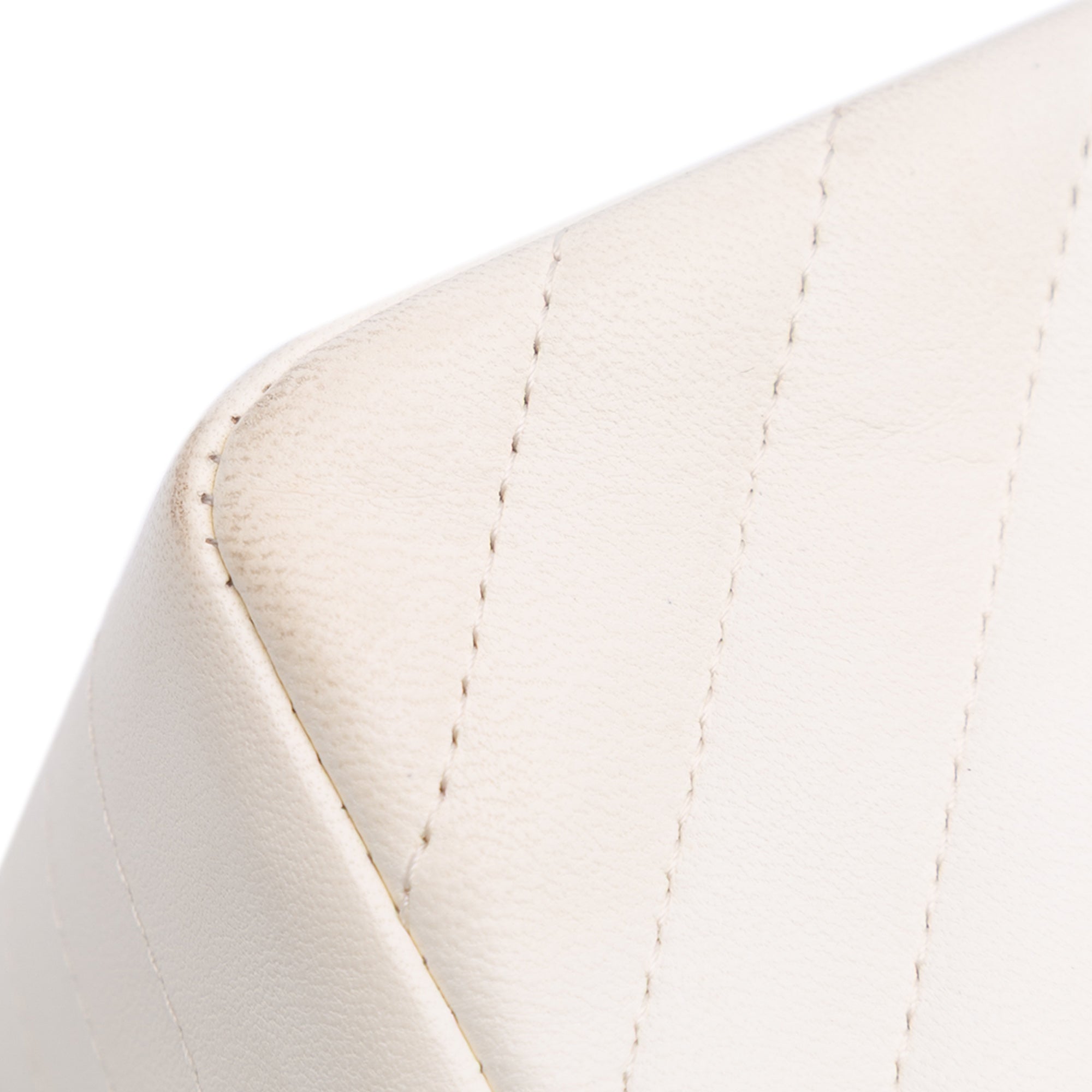 Mini Square Classic Chevron Lambskin Single Flap