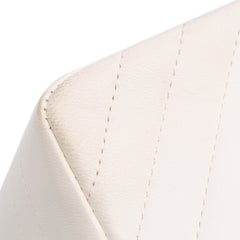 Mini Square Classic Chevron Lambskin Single Flap