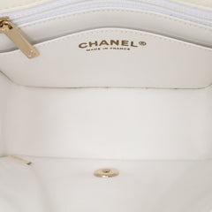Mini Square Classic Chevron Lambskin Single Flap