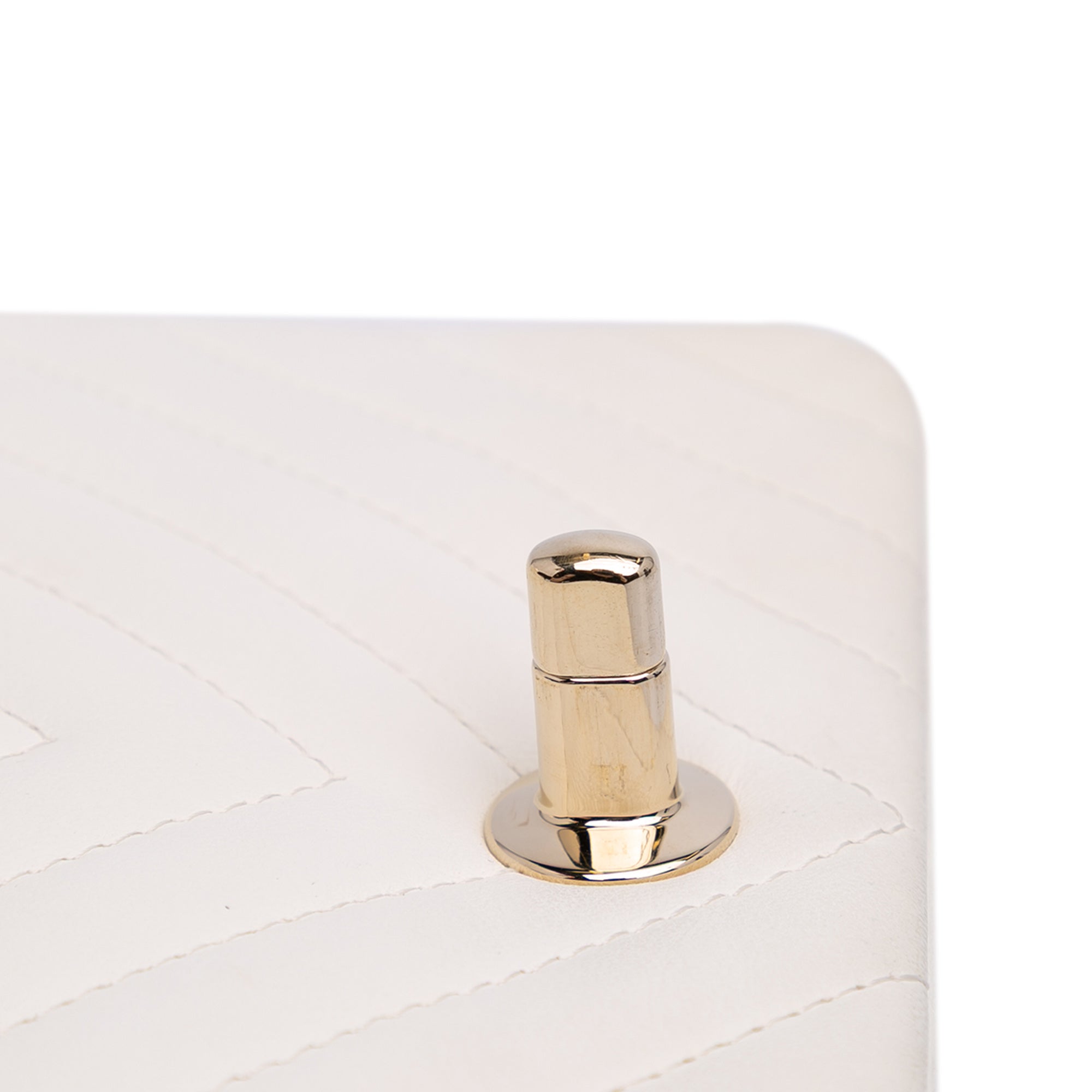 Mini Square Classic Chevron Lambskin Single Flap