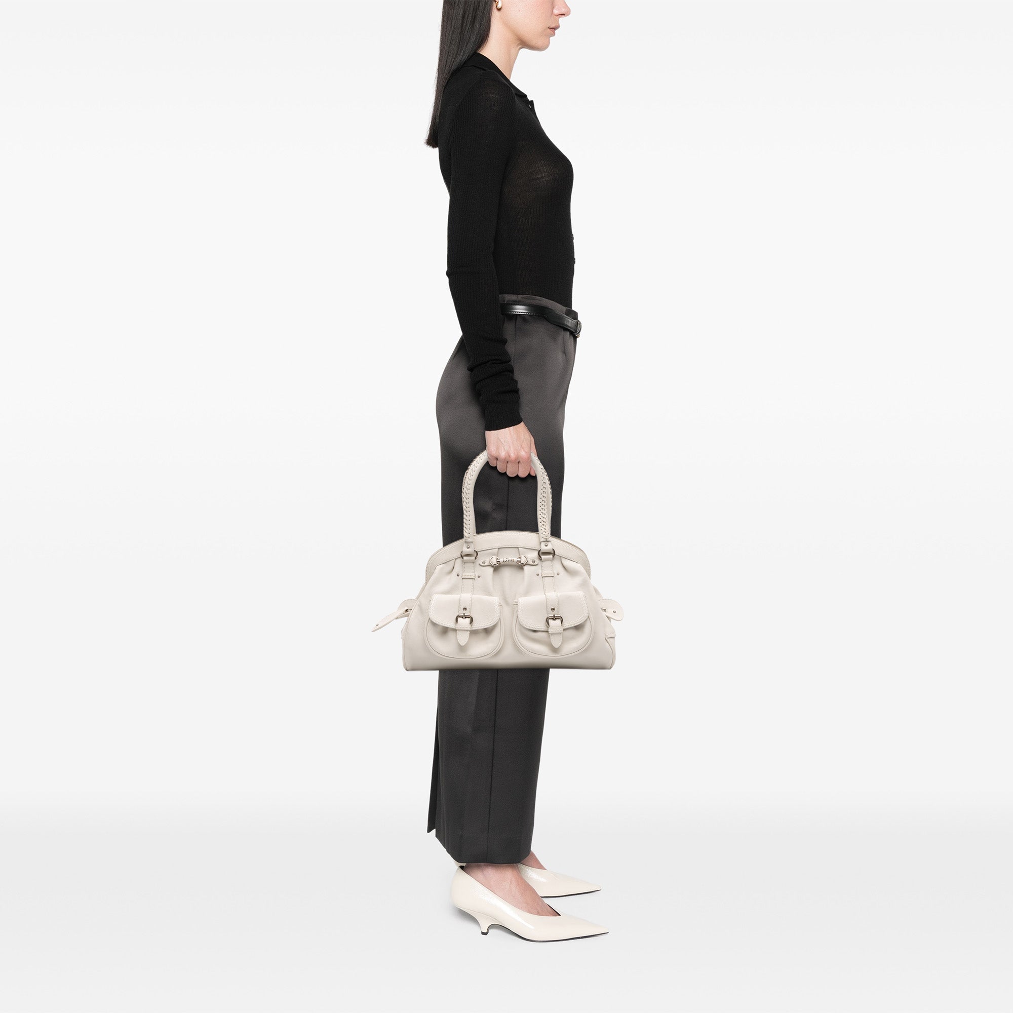 Large Calfskin My Dior Frame Handbag