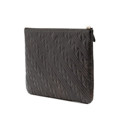 Medium Quilted Caviar O Case Clutch