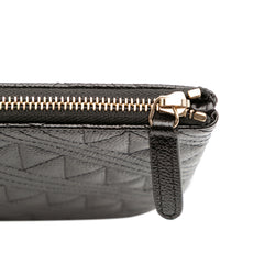 Medium Quilted Caviar O Case Clutch