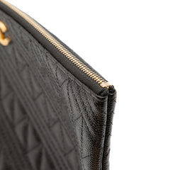Medium Quilted Caviar O Case Clutch