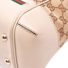 Small GG Canvas Web Mayfair Satchel