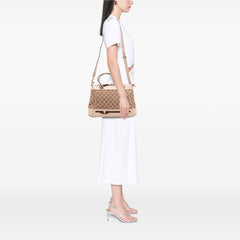 Small GG Canvas Web Mayfair Satchel