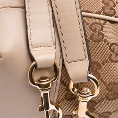Small GG Canvas Web Mayfair Satchel